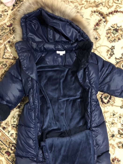 Комбинезон зимний детский 6 месяцев +