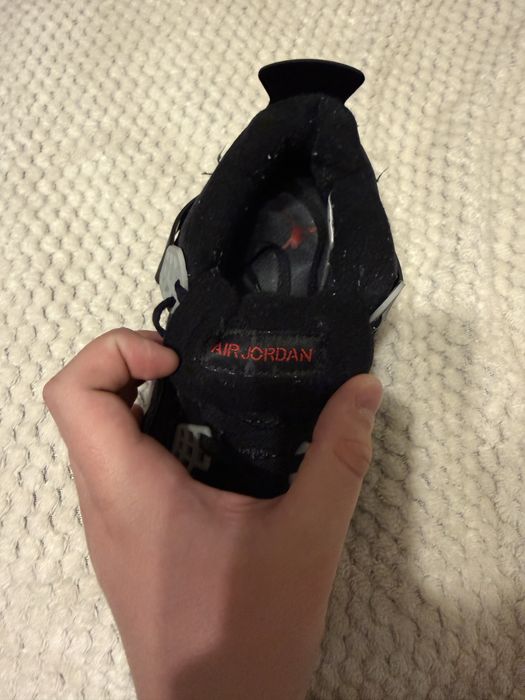 Jordan 4 black canvas