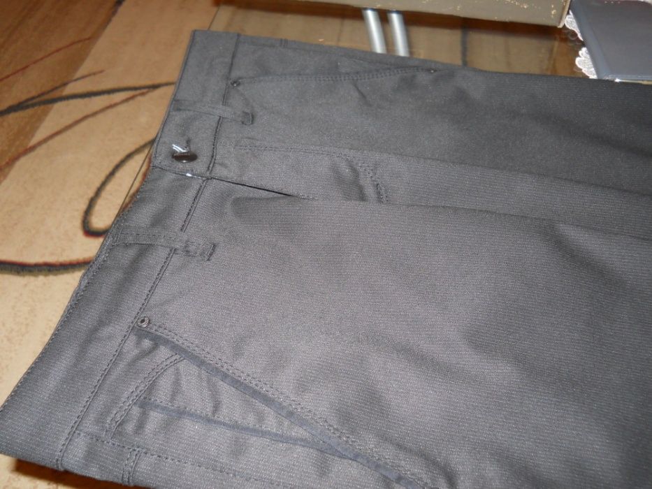 vand pantaloni barbati, noi, material ripsat, marimea M