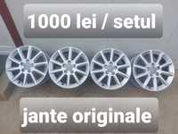 Jante aluminiu r16 originale / Audi Vw Skoda Seat / 5x112