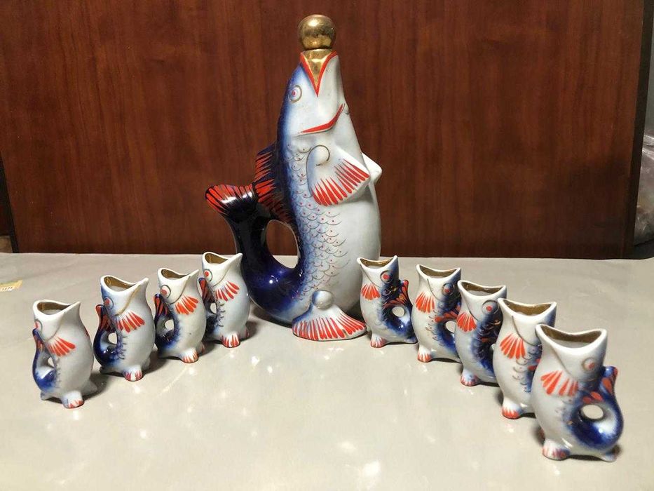 Фарфоровый набор "Рыбки"