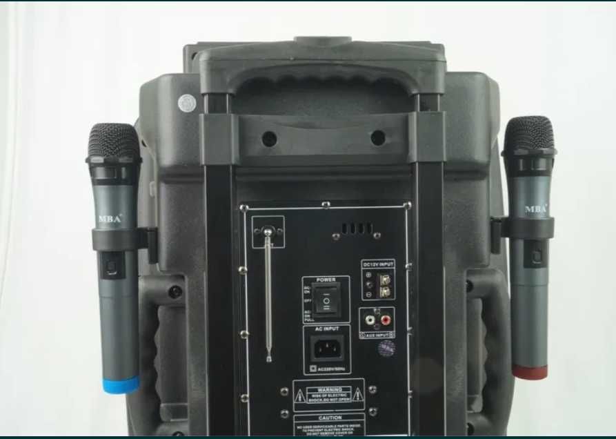 Чисто нова MBA 8900 ULTRA 6000w Караоке стерео тонколона 12м гар 2024