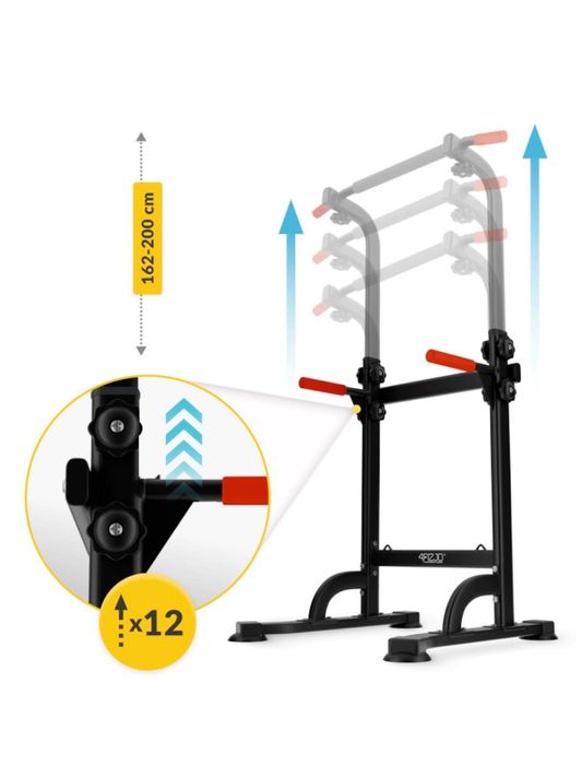 Aparat multifunctional pentru tractiuni, abdomene si flotari