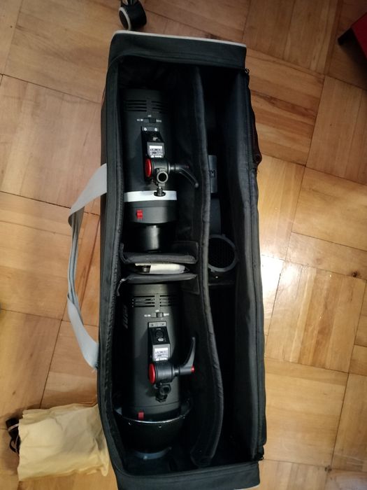 Multiblitz M6-TTL 600W, Hensel 1200W, Godox 400W, Elinchrom RX 600