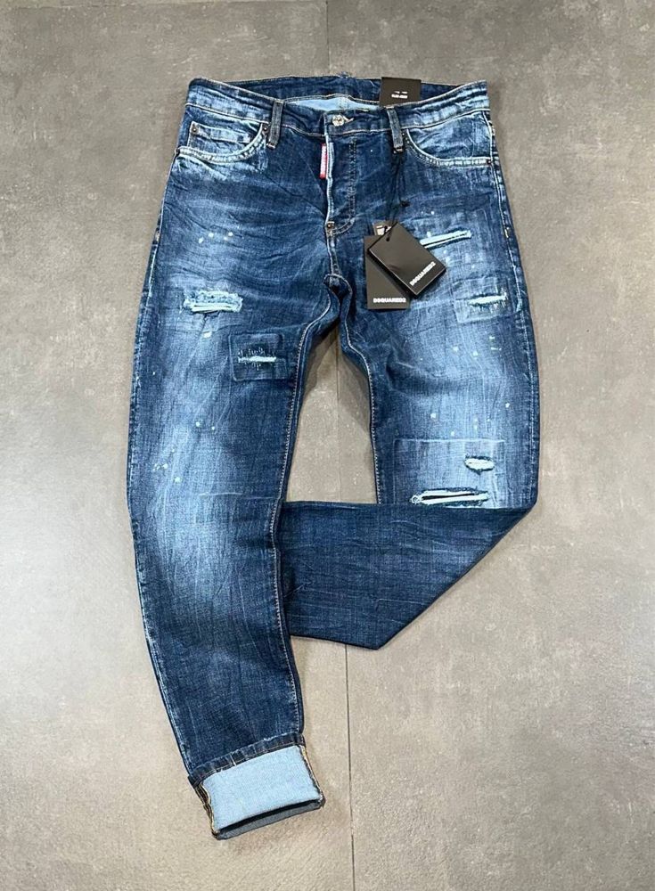 Най-високо качество мъжки дънки Dsquared