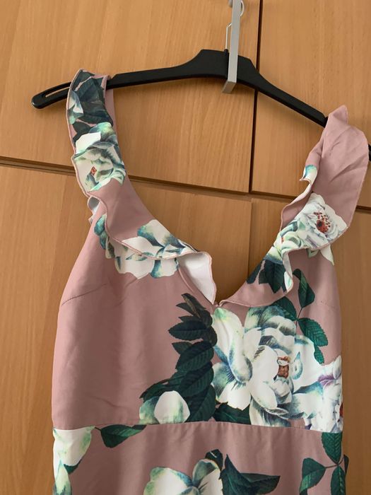 Rochie elegantă lunga model floral noua