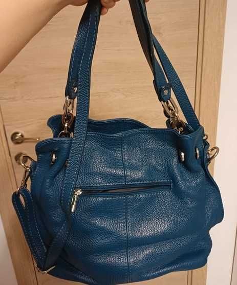 Geantă din piele naturală Pretta