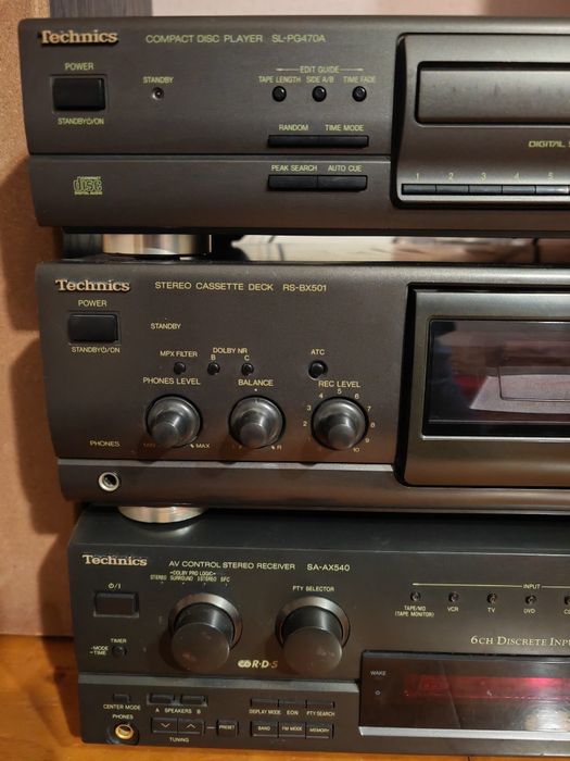 Technics /Linie audio/Amplituner/Deck/CD player/Boxe.