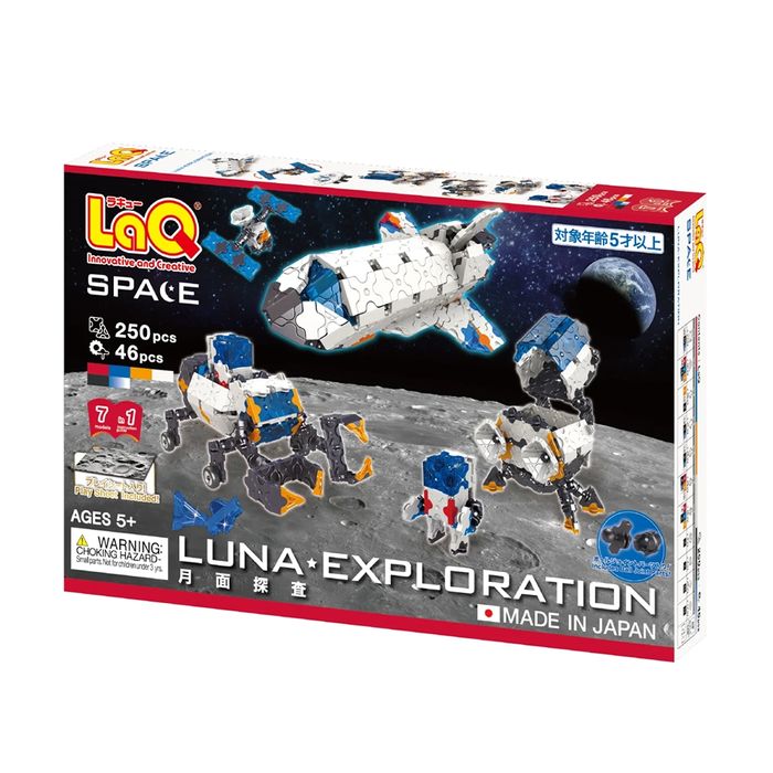 Японски Детски конструктор LaQ Space Series LUNAR EXPLORATION