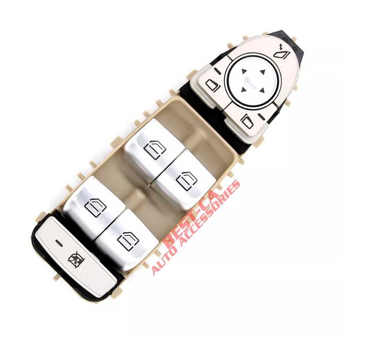 Panou comanda geamuri electrice sofer Mercedes-Benz W205 W213 GLC bej