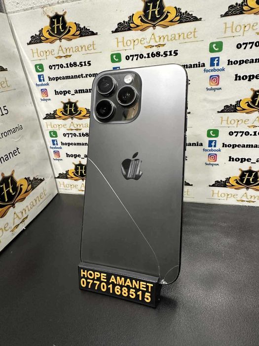 Hope Amanet P3 Crangasi  IPHONE 15 PRO MAX FISURAT SPATE