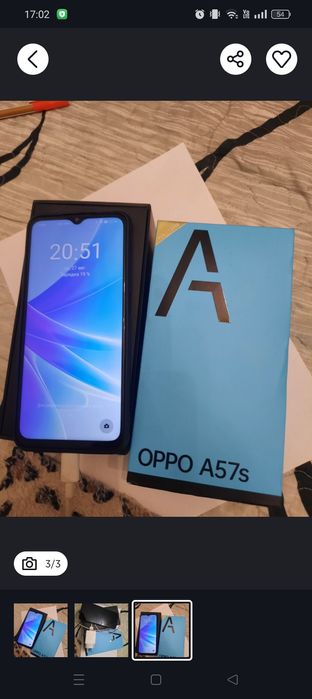 Оппо а57s 128гиг памяти 5G док есть