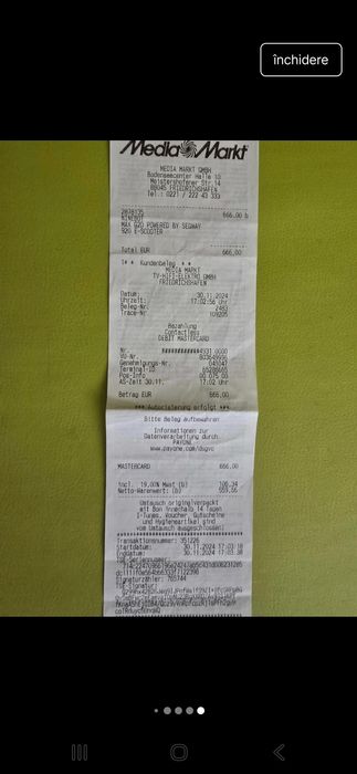 Trotinetă electrică Ninebot Segway g2