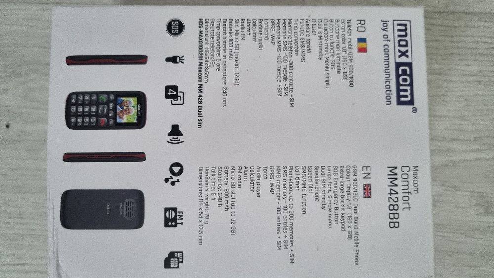 Telefon Maxcom Comfort MM 428