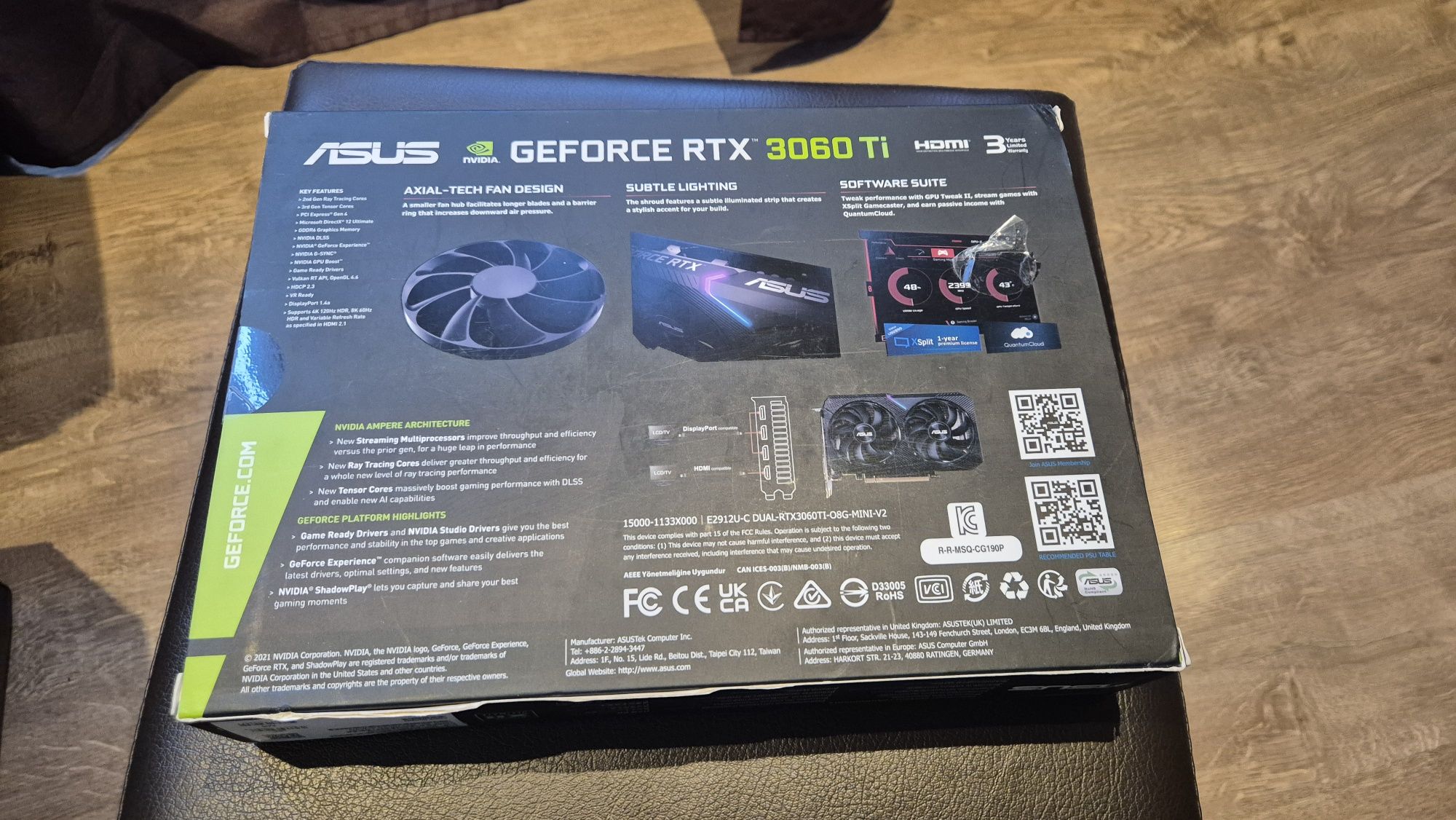 Asus Dual Mini GeForce RTX 3060Ti