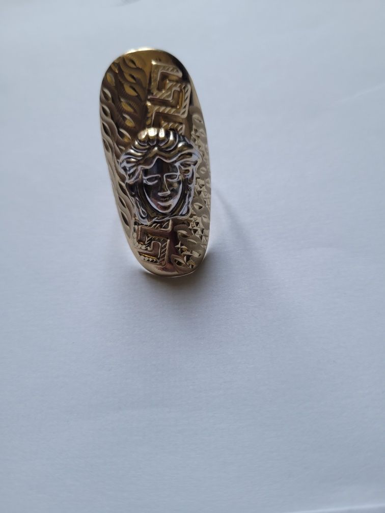 Inel aur 14 k versace