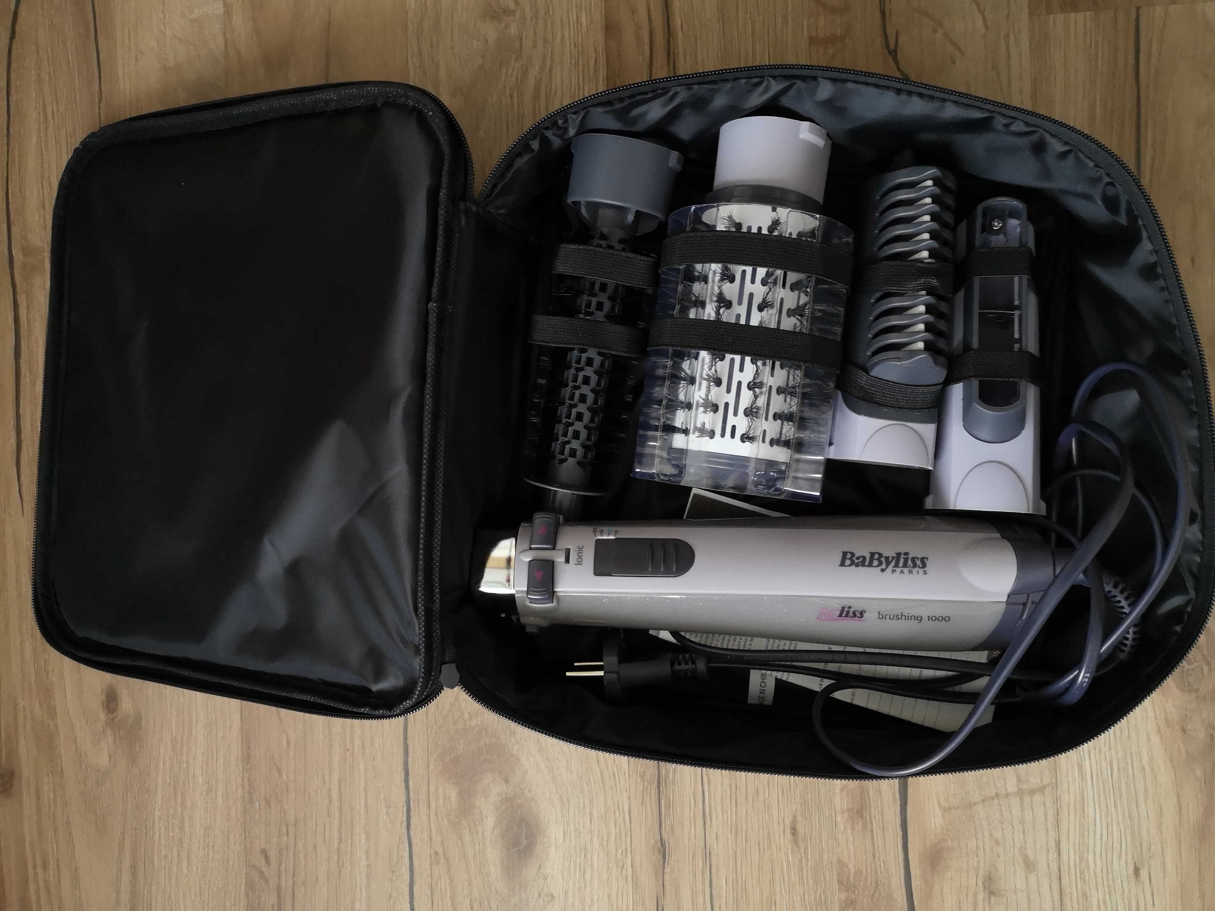 BaByliss Perie rotativa Ceramic Ionic Airbrush 1000W + 4 accesorii