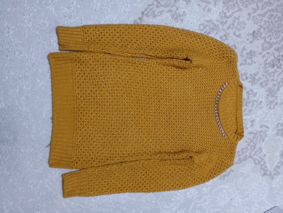 Кофточка горчичного цвета,размер М