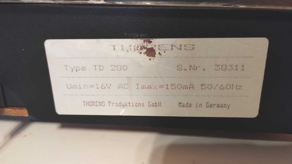 muzica pickup Thorens td280