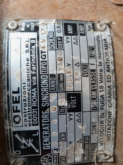 Generator same 30 kwa