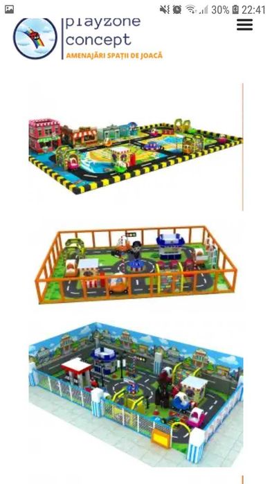 Loc de joacă complet pt interior – Echipamente NOI, niciodată montate