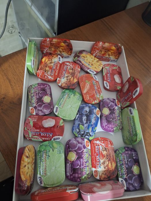 Коробочки от освежающих конфет