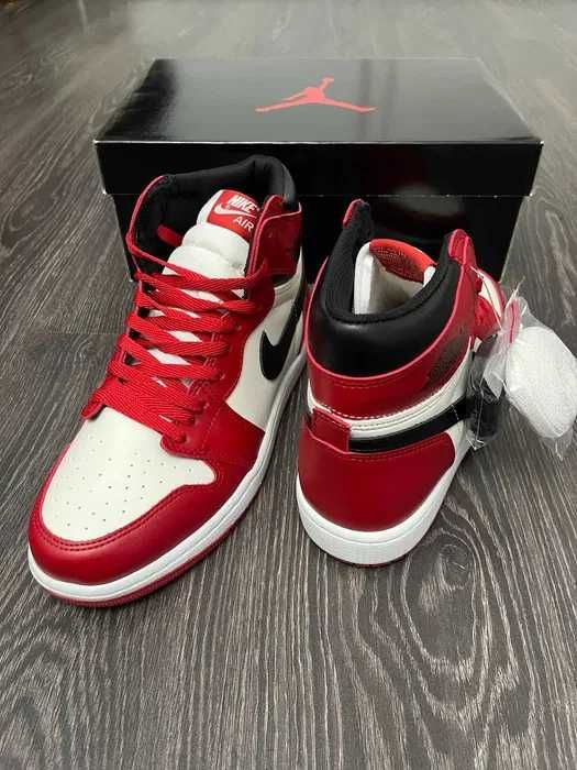 Adidasi unisex Jordan 1 High Red | Noi cu cutie