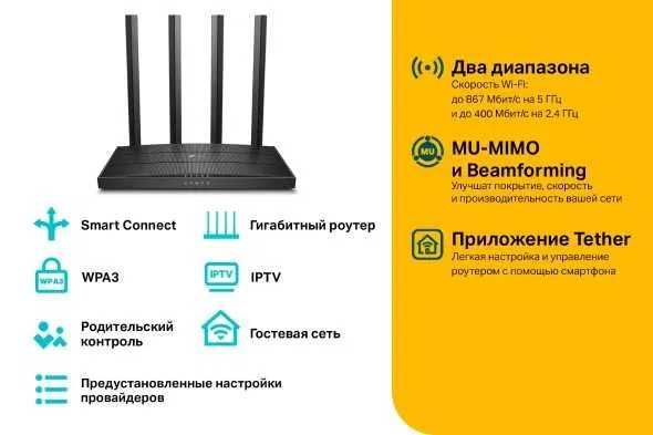 WiFi  роутер Tplink Archer C6