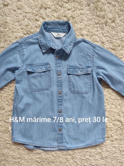 Cămăși hm mărime 7/8 ani