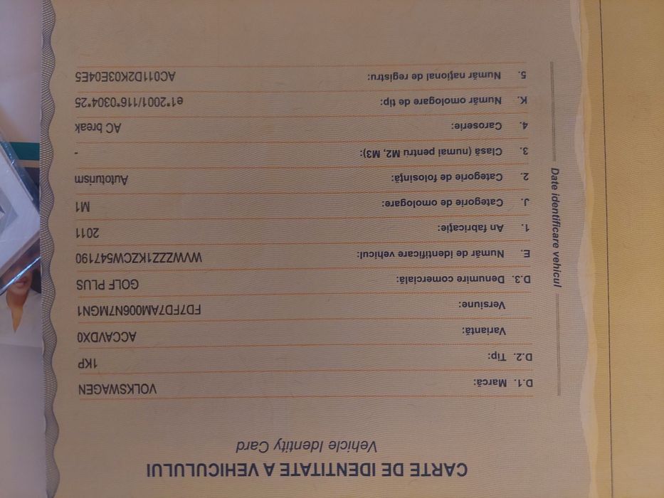 Golf plus benzină 1,4 2012 cutie de viteze automată DSG 7