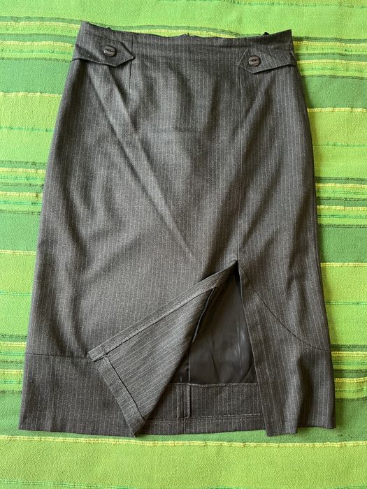 Costum dama 4 piese marimea 44 sacou/vesta/pantaloni/fusta