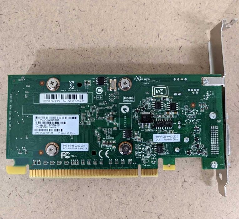 Placa video Nvidia NVS 300 512MB DDR3 64bit DVI VGA