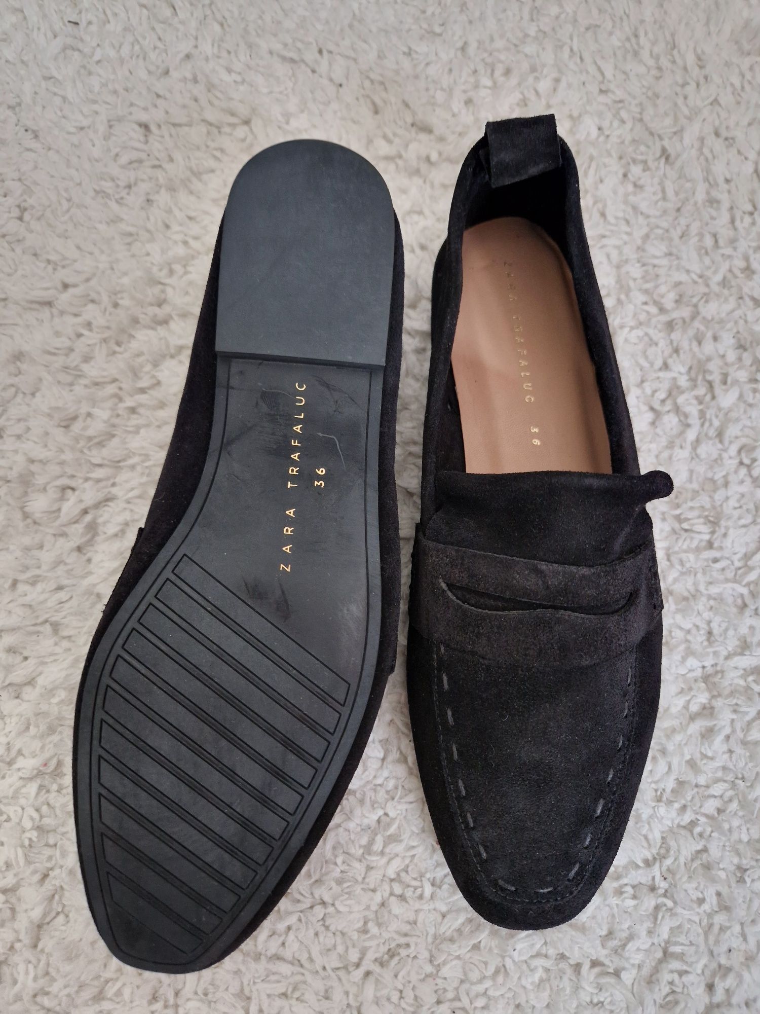 Mocasini piele Zara