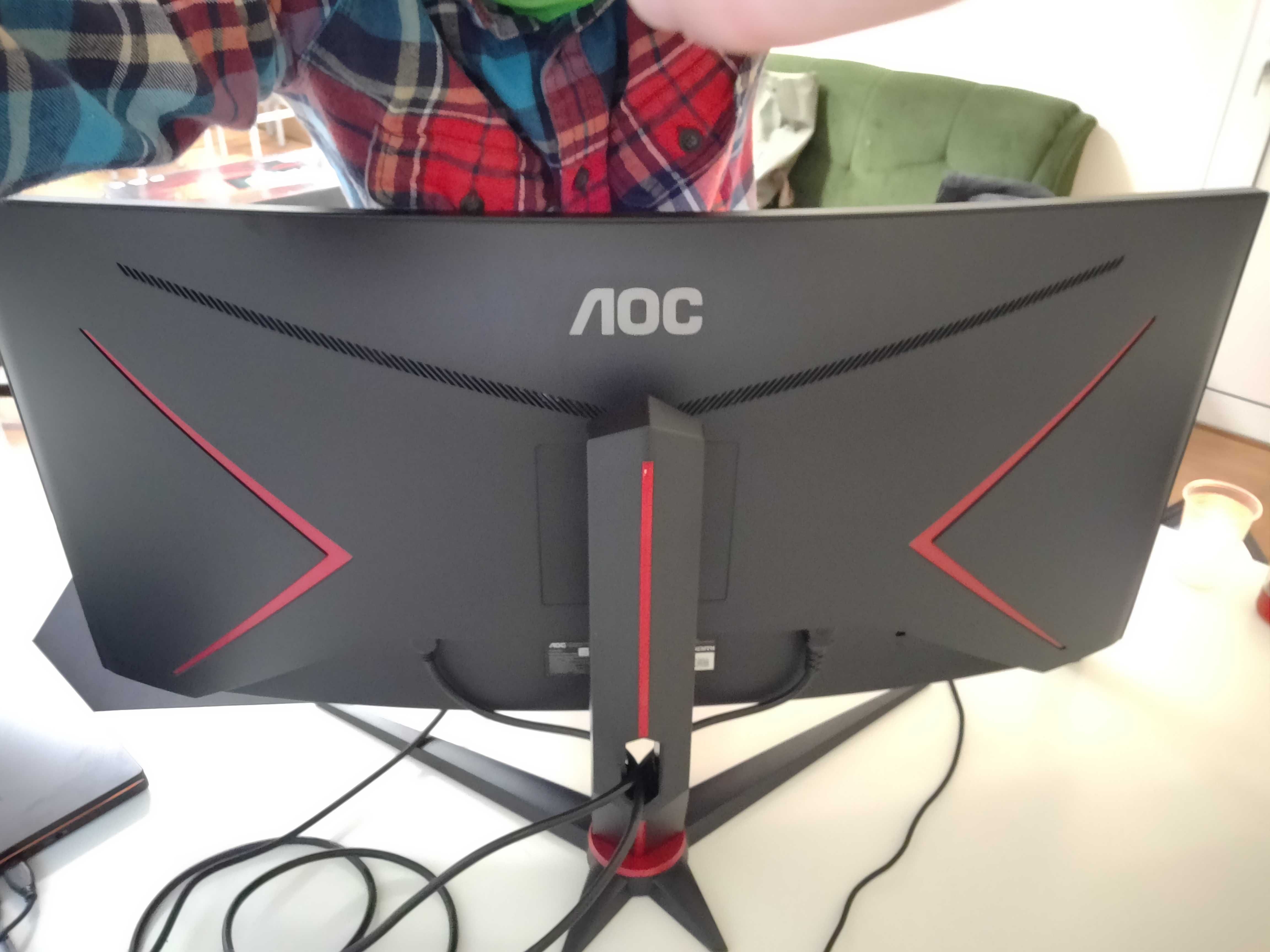 AOC Curved 34" CU34G2 Гейминг монитор 450 лв