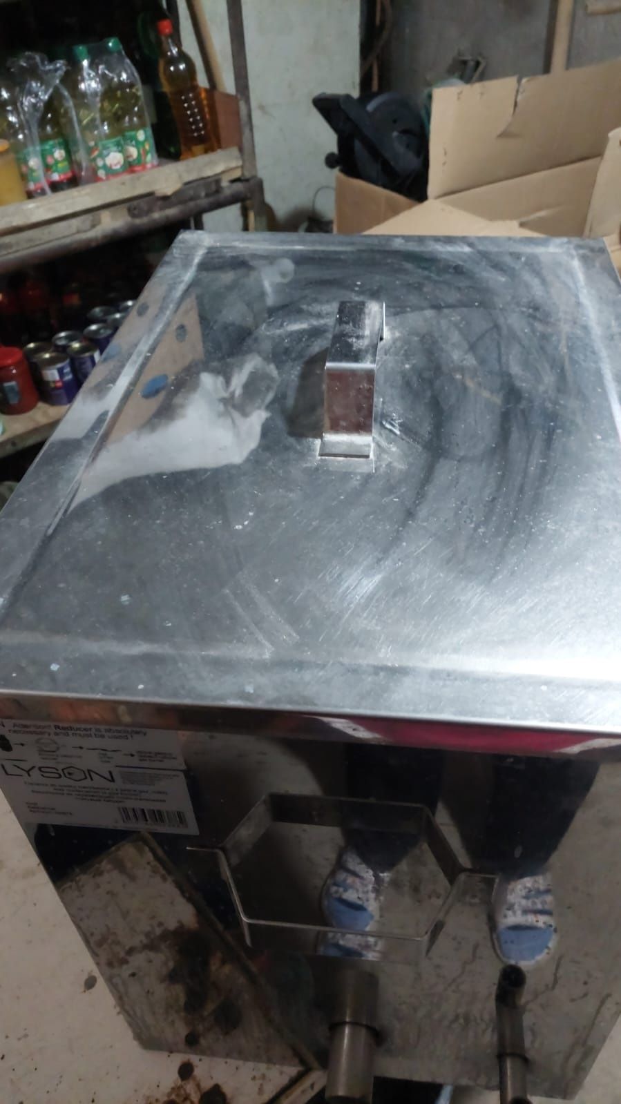 Topitor ceară din inox LYSON