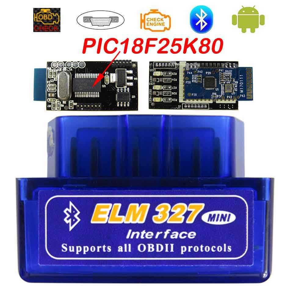 2 ПЛАТКИ PIC18F25J80 ОБД Устройство за диагностика Elm 327 Obd 2 V1.5