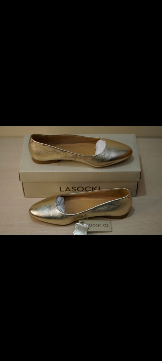 дамски обувки естествена кожа Lasocki