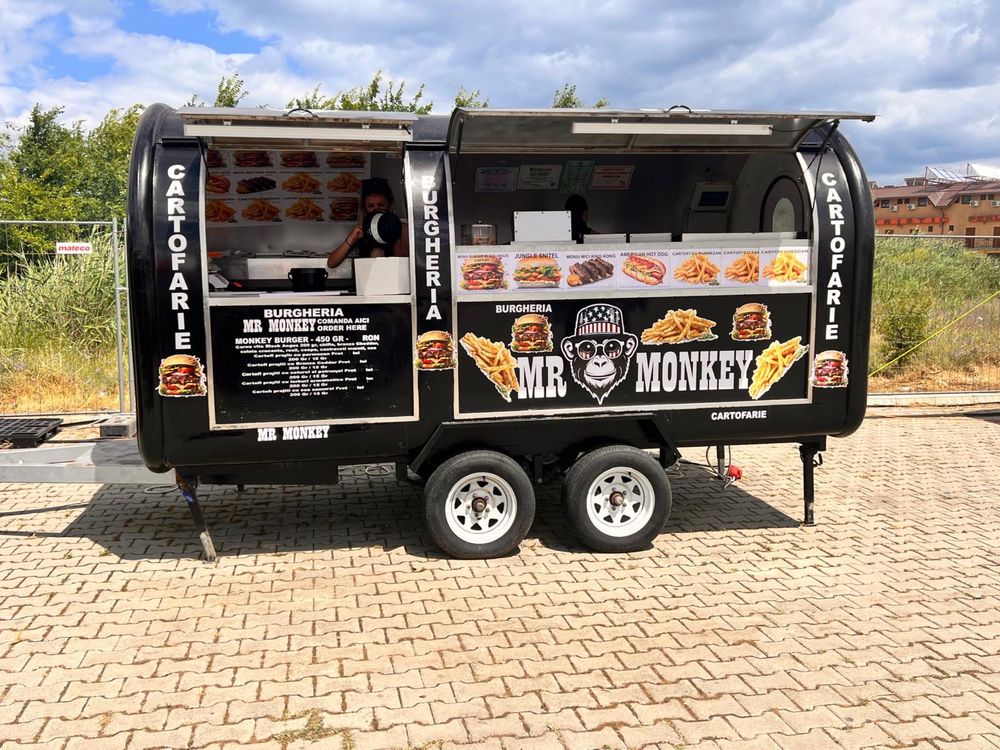 Rulota Food truck complet utilata