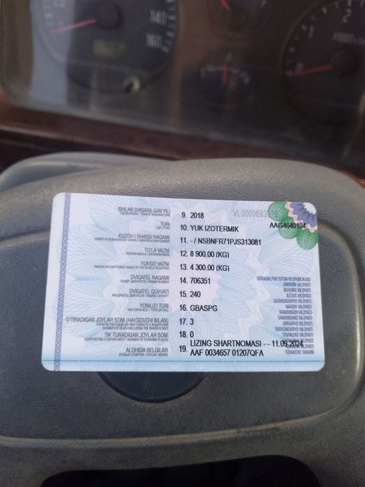 Isuzu sotiladi srochna