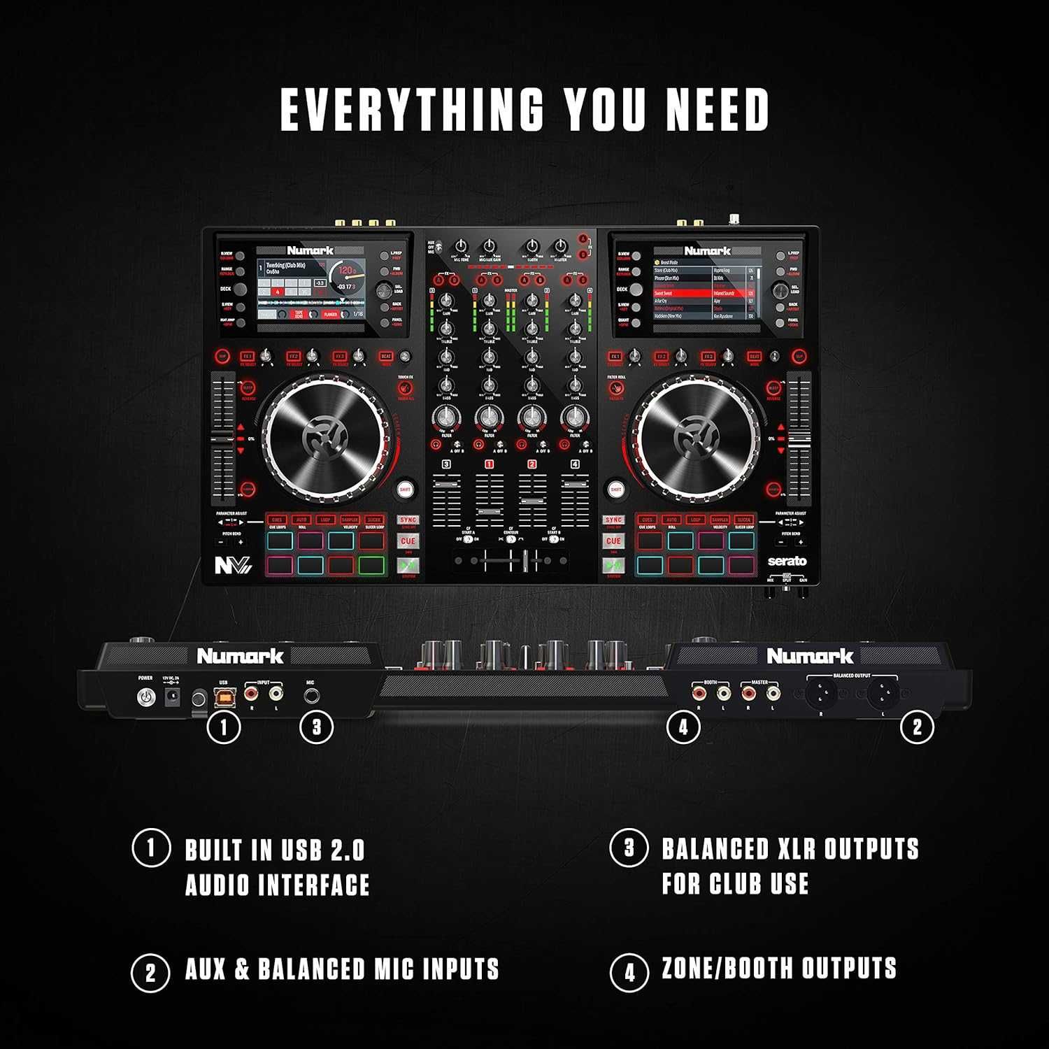 Numark NVII - DJ Controller  Serato DJ