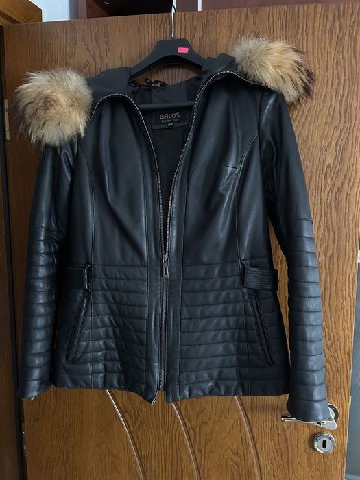 Дамско Кожено Яке L