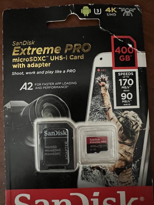 Card micro SDXC 400gb