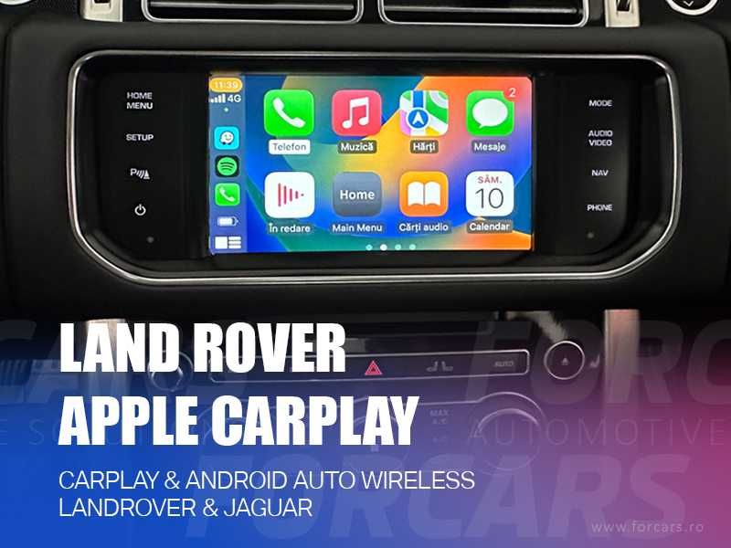 Modul Apple CarPlay Android Auto Wireless pentru Land Rover și Jaguar