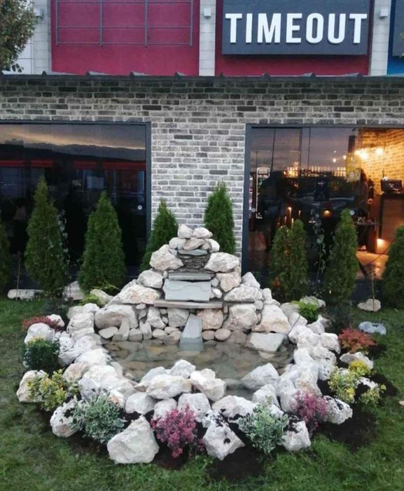 Amenajări grădini, cascade, piatră naturală