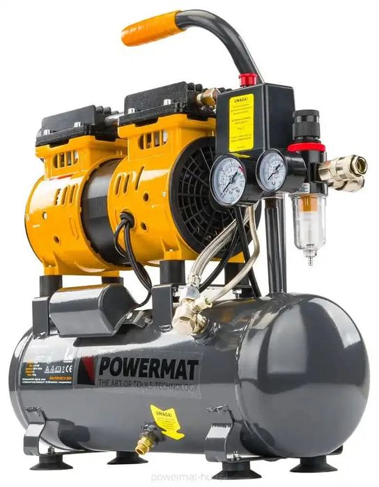 Compresor fara ulei silentios , 6L / 750W X 1 , 150l/m PM1282