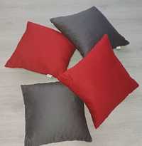 Възглавници за диван Червени и Сиви 40х40см възглавнички