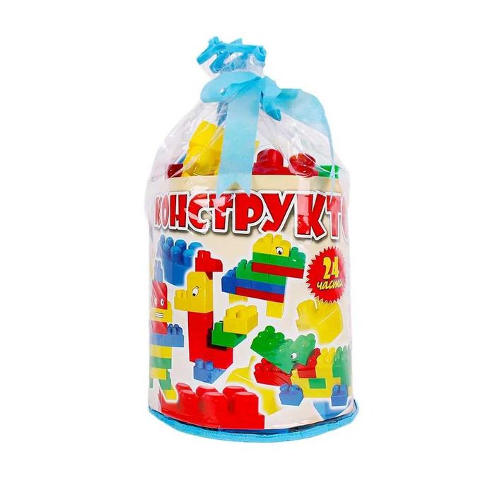 Конструктор 24 части, големи елементи