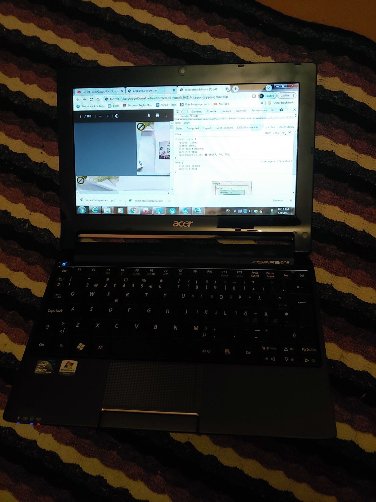 Acer aspire one notepad