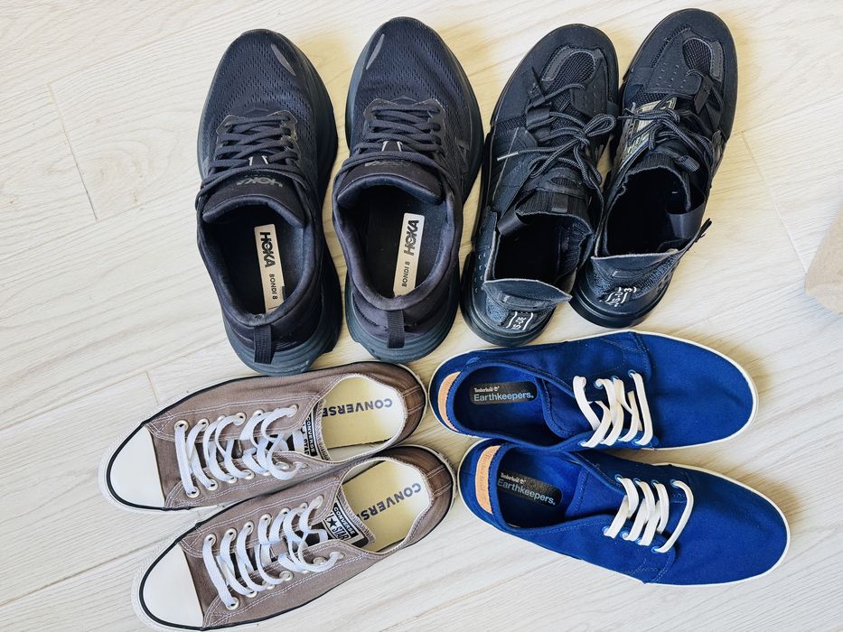 Timberland + Converse + Aldo + Quechua