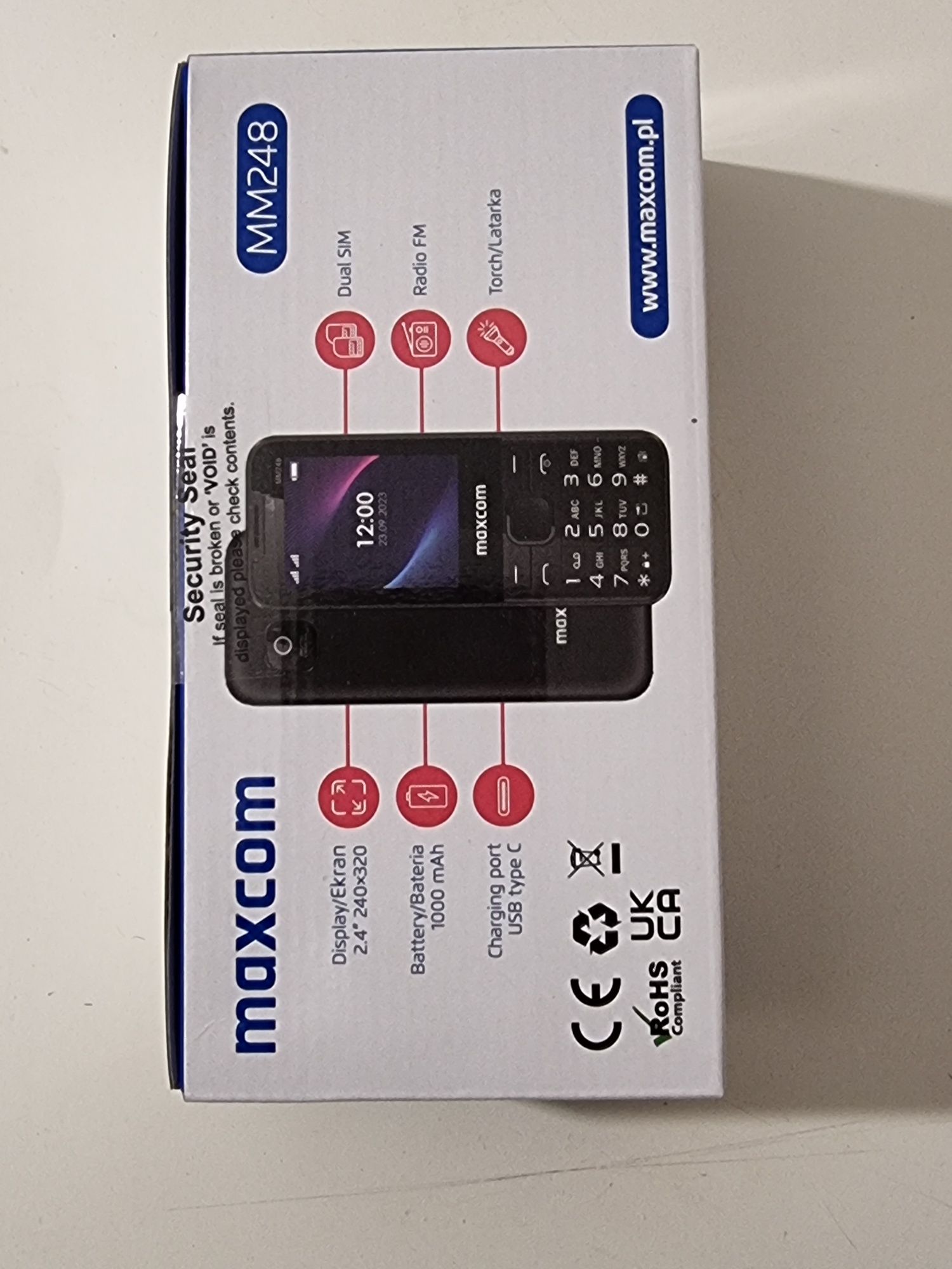 Telefon maxcom mm248